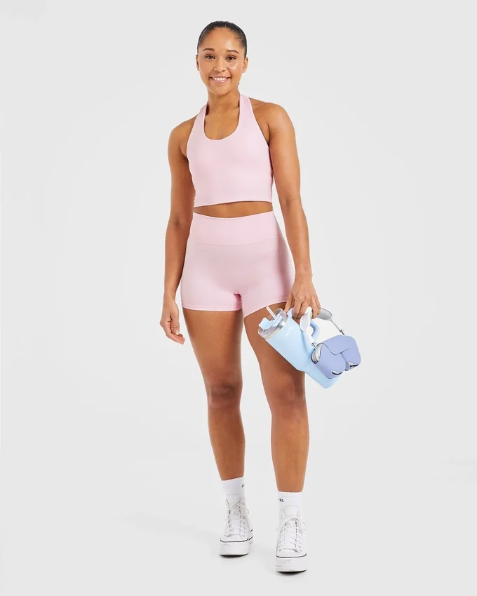 Staple halterneck-crop-top