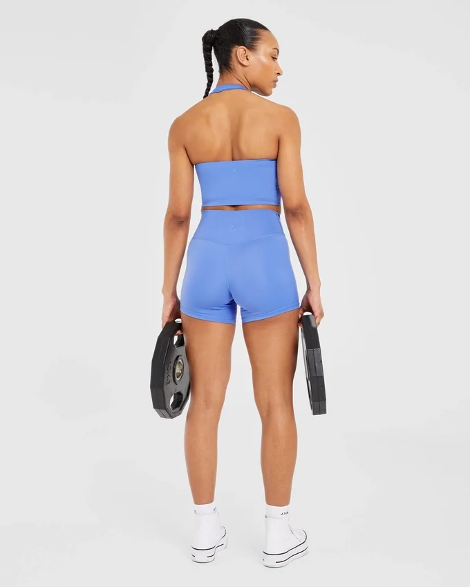 Staple halterneck-crop-top