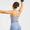 Staple halterneck-crop-top