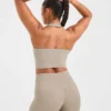 Staple halterneck-crop-top