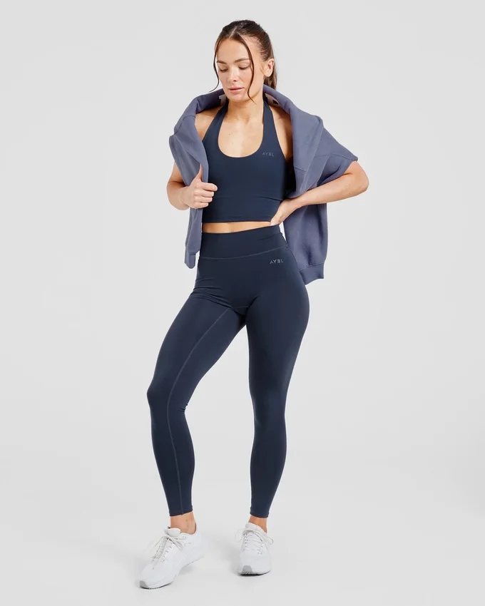 Staple halterneck-crop-top