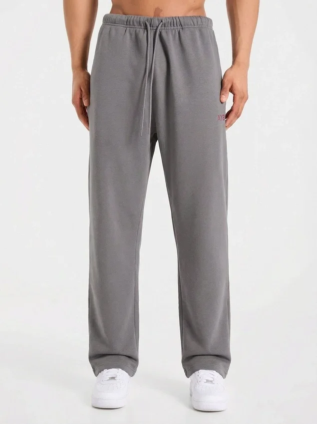 Strength Division mjukisbyxor med raka ben i oversized-passform
