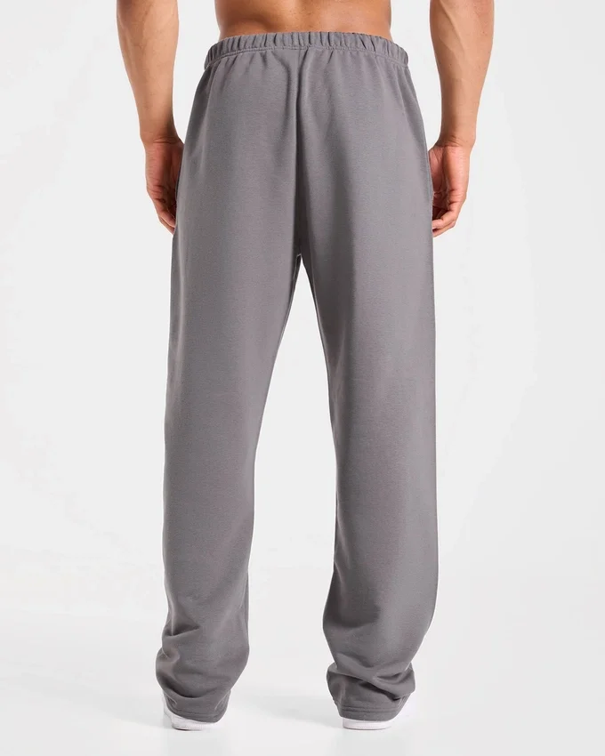Strength Division mjukisbyxor med raka ben i oversized-passform