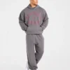 Strength Division mjukisbyxor med raka ben i oversized-passform