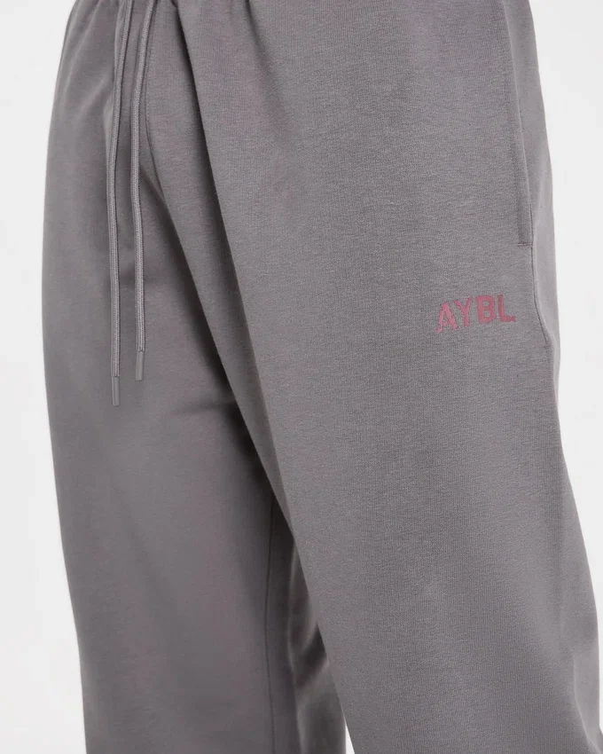 Strength Division mjukisbyxor med raka ben i oversized-passform