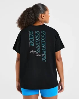 Strength Starts Here Oversized T-shirt