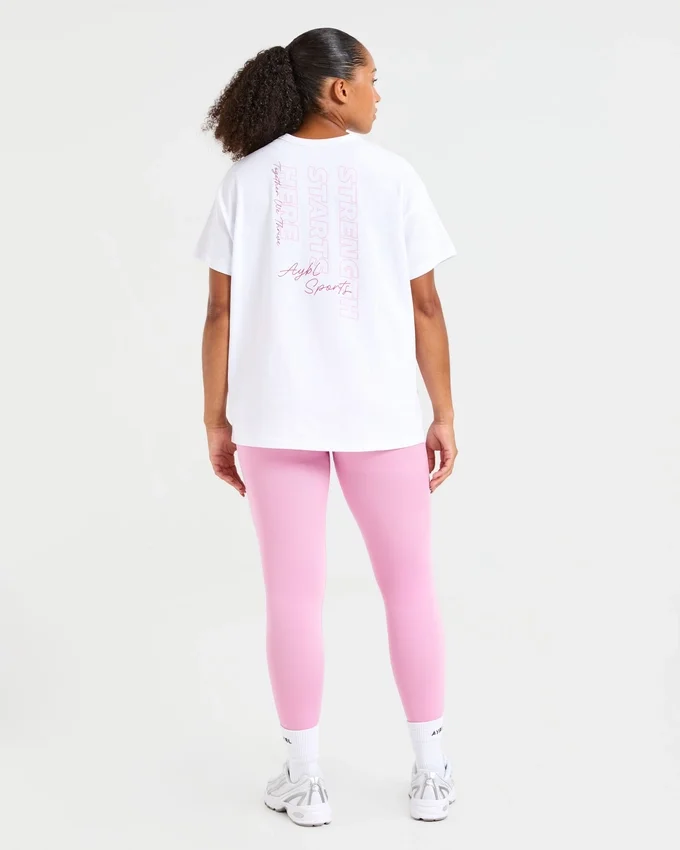 Strength Starts Here Oversized T-shirt