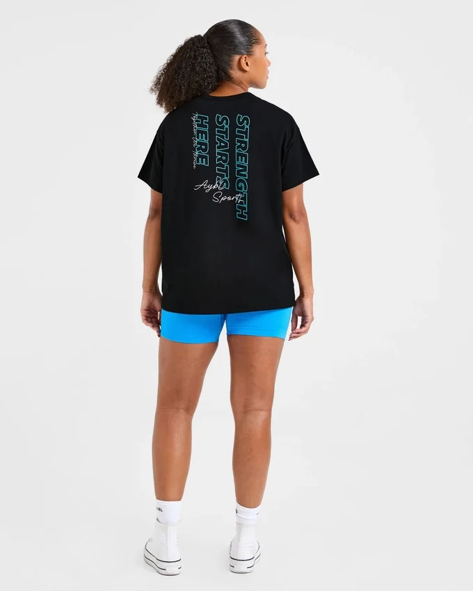 Strength Starts Here Oversized T-shirt