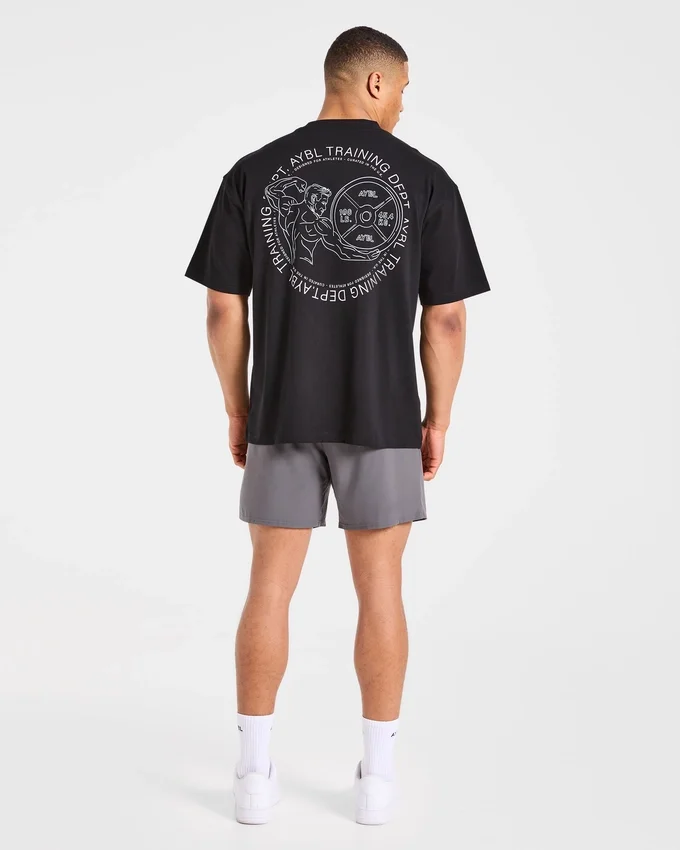 Training Dept. Illustration Oversized T-shirt