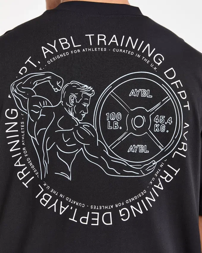 Training Dept. Illustration Oversized T-shirt
