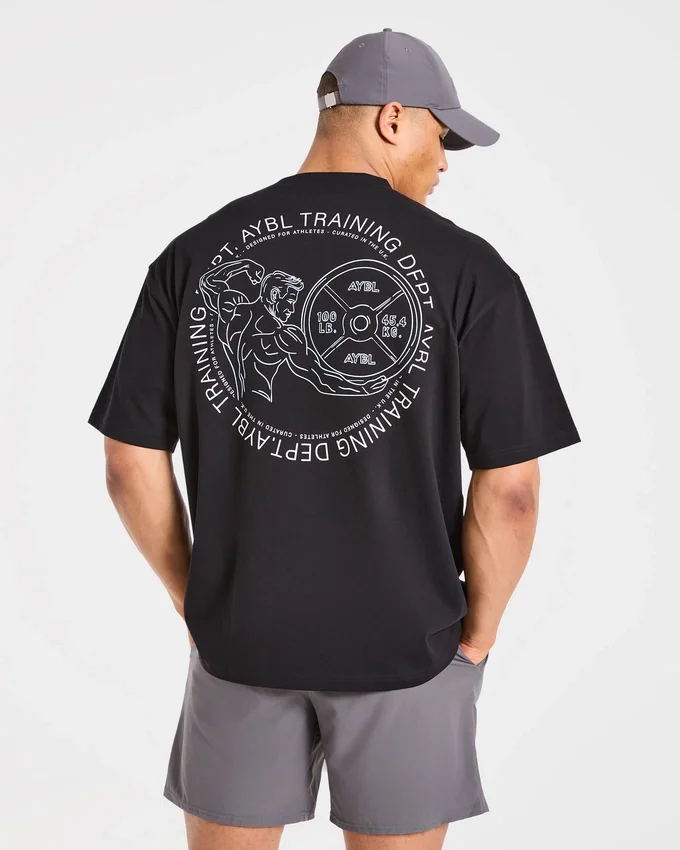 Training Dept. Illustration Oversized T-shirt
