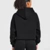 Varsity-hoodie med applikation i oversized-passform
