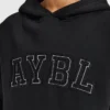 Varsity-hoodie med applikation i oversized-passform