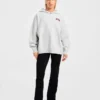 Varsity Minimal Logo Oversized stickad hoodie