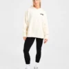 Varsity Minimal Logo Oversized stickad hoodie