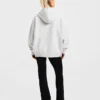 Varsity Minimal Logo Oversized stickad hoodie