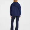 Varsity Minimal Logo Oversized stickad hoodie