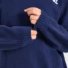 Varsity Minimal Logo Oversized stickad hoodie