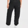 Varsity-mjukisbyxor i oversized-modell med applikation