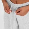 Varsity Oversized stickade mjukisbyxor