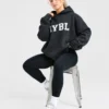 Varsity-tröja i överstorlek med huva