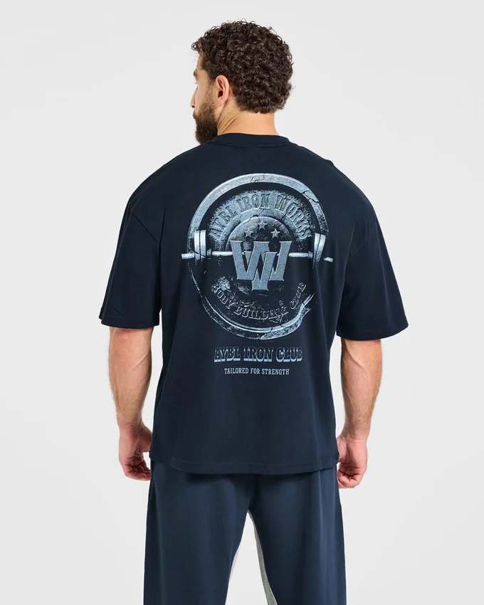 Wesley Vissers x AYBL Iron Works T-shirt i oversized-modell