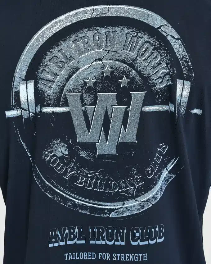 Wesley Vissers x AYBL Iron Works T-shirt i oversized-modell