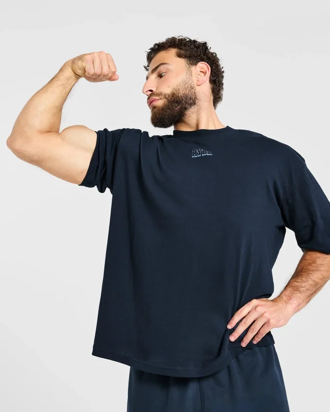 Wesley Vissers x AYBL Iron Works T-shirt i oversized-modell