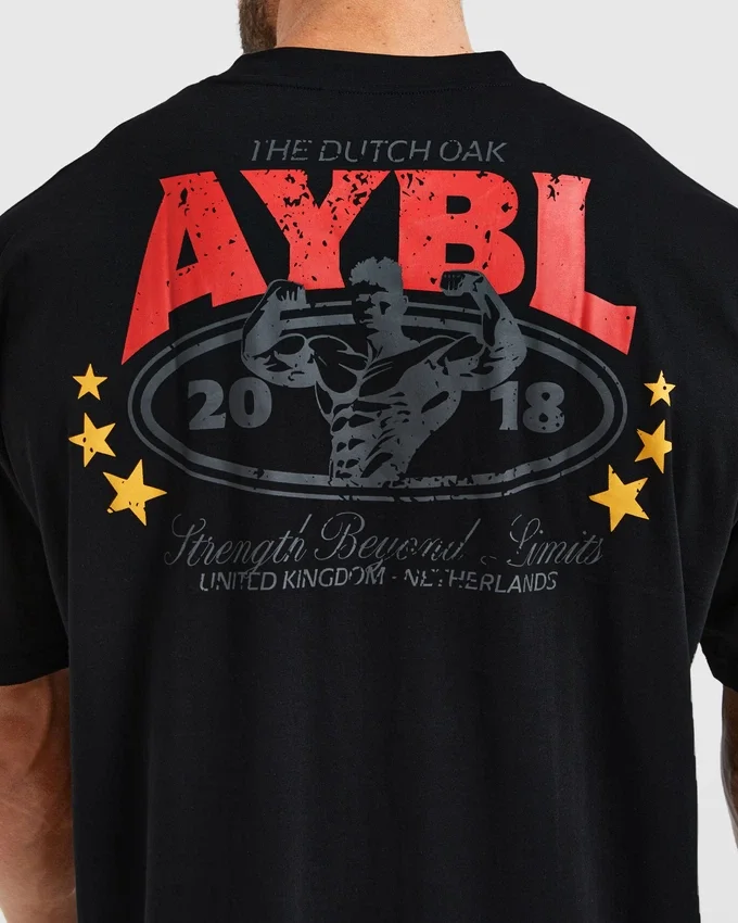 Wesley Vissers X Beyond Limits T-shirt i oversized-modell