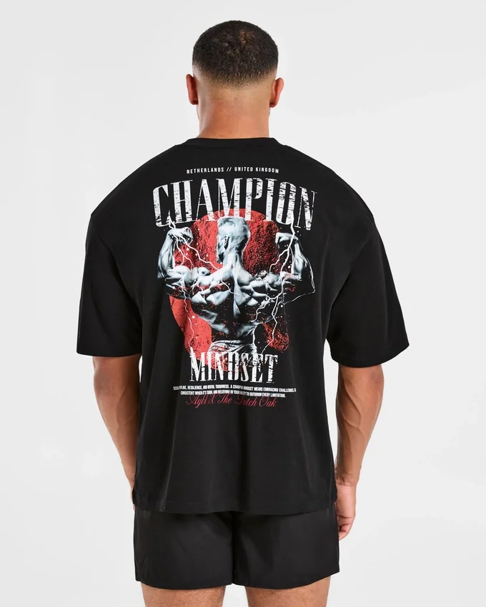 Wesley Vissers x Champion Mindset T-shirt i oversized-modell