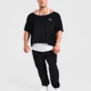 Wesley Vissers x Old School T-shirt med vid halsringning
