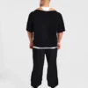 Wesley Vissers x Old School T-shirt med vid halsringning