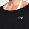 Wesley Vissers x Old School T-shirt med vid halsringning