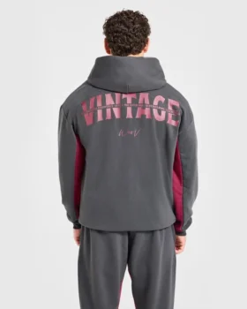 Wesley Vissers x Oversized-hoodie med dragkedja
