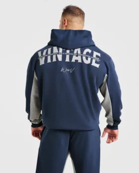 Wesley Vissers x Oversized-hoodie med dragkedja