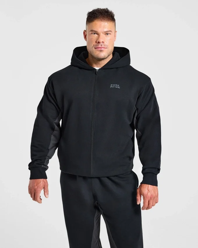 Wesley Vissers x Oversized-hoodie med dragkedja