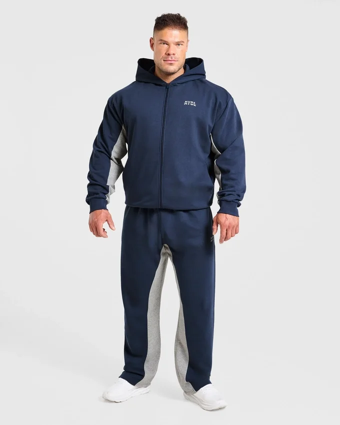 Wesley Vissers x Oversized-hoodie med dragkedja