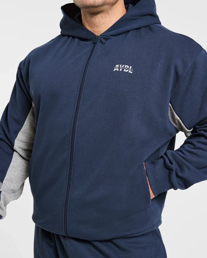 Wesley Vissers x Oversized-hoodie med dragkedja
