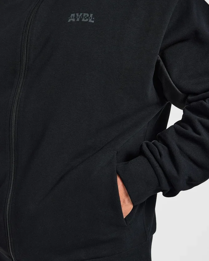 Wesley Vissers x Oversized-hoodie med dragkedja