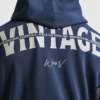 Wesley Vissers x Oversized-hoodie med dragkedja