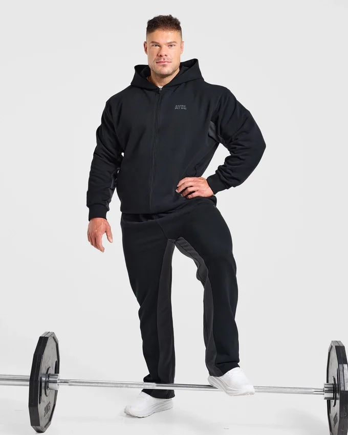 Wesley Vissers x Oversized-hoodie med dragkedja