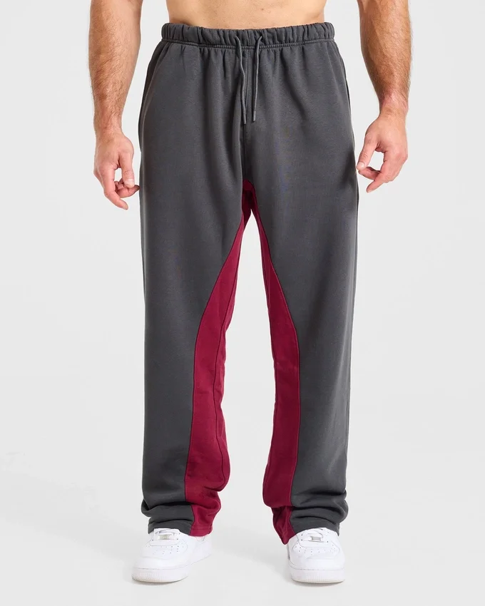 Wesley Vissers x Oversized mjukisbyxor med raka ben
