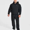 Wesley Vissers x Oversized mjukisbyxor med raka ben