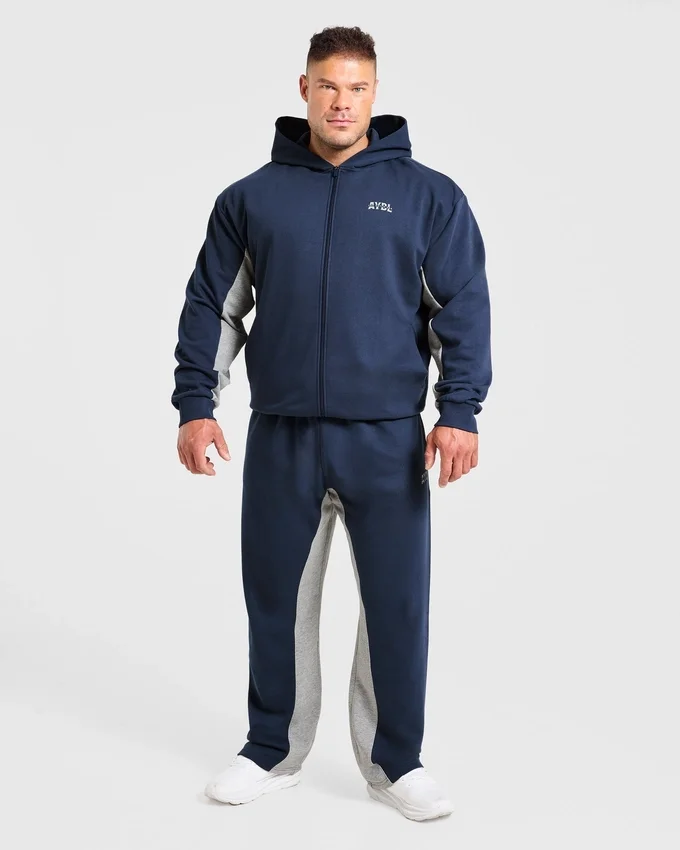 Wesley Vissers x Oversized mjukisbyxor med raka ben
