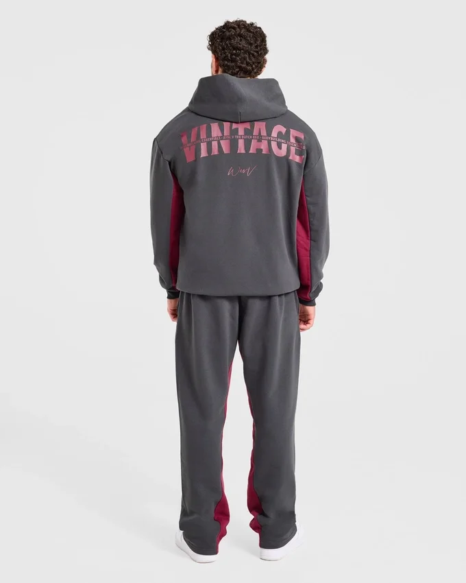 Wesley Vissers x Oversized-hoodie med dragkedja