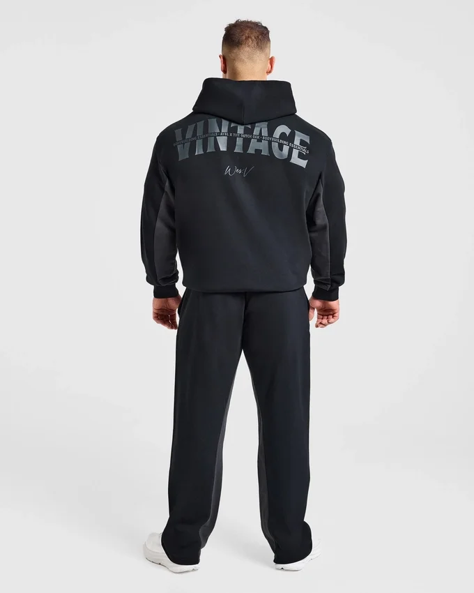 Wesley Vissers x Oversized-hoodie med dragkedja