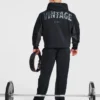 Wesley Vissers x Oversized mjukisbyxor med raka ben
